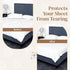 FeelAtHome Bed Sheet Holder Straps - Criss-Cross Suspenders Keep Fitted/Flat Sheets in Place for Twin Queen King