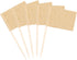 100 Pieces Blank Toothpick Flags, Cheese Markers Food Labels for Party Buffet and Charcuterie Board Cocktail Picks