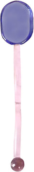 Turbokey Glass Spoons, Heat Resistant Transparent Crystal Teaspoons 6.1 Inches Mini Coffee Stirring