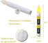 LONGSUOCHUANG 12pcs Warm White Taper Candles Battery Operated with Remote Control, Short Led Candle Lights