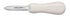 Sani-Safe 2-3/4" Providence Pattern Oyster Knife with Polypropylene Handle S126
