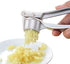Garlic Press Heavy Duty Stainless Zinc Alloy Mashed Garlic Crusher Peeler Chopper Maker