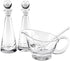 Badash 6" Small Glass Gravy Ladle, Artisan Quality Mouth-Blown Lead-Free Crystal, Clear Serving Utensil