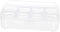 8 Box Fridge Egg Keeper Holder Mini Condiment Bottles, Egg Organizer for Refrigerator, Egg Carrier, White