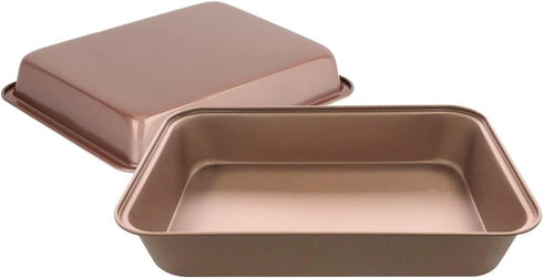 HUDSON Ceramic Non-Stick 14.8-inch Rectangular Roasting Pan, Bakeware for Cooking