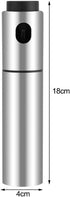 Naroote Olive Oil Sprayer, Olive Oil Spray Bottle for Cooking Stainless Steel Refillable Food- Oil Spray Bottle Vinegar