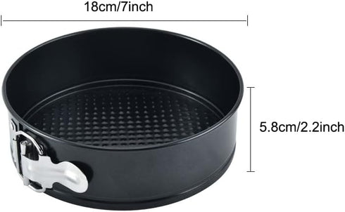 7 Inch Springform Pan Baking Mold Round Leakproof Nonstick Removable Bottom Bakeware for Cake, Cheesecakes, Pizza, and Quiches - Accessories for Instant Pot 6, 8 Qt Pressure Cooker by Tellshun