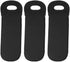 3 Pcs Wine Carrier Tote Bag, Neoprene Insulated Travel Sleeves for Wine Beer Bottles, Black