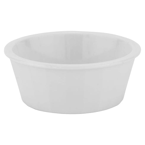G.E.T. ER-020-W White 2 oz. Fluted Ramekin, Break Resistant, Pack of 12