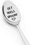 Get Well Spoon Gifts for Best Friend, Inspirational Motivational Gift for Sister Brother, Birthday Graduation Gifts for