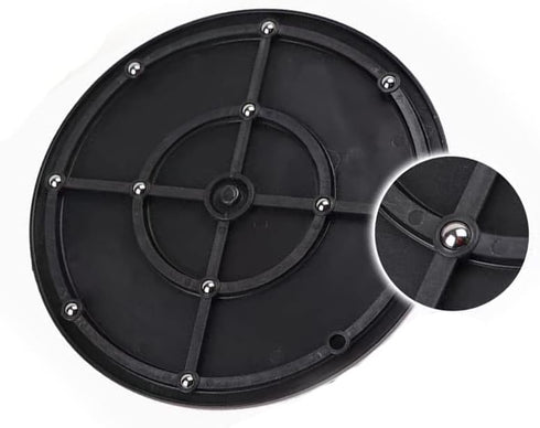 Plainmarsh (12 inch-2pack) Heavy Duty Rotating Swivel Stand with Steel Ball Bearings - Lazy Susan Spray Paint Turntable