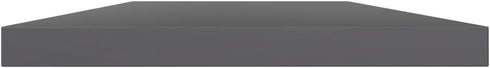 vidaXL Engineered Wood Bookshelf Boards - High Gloss Gray Replacements, Durable Storage Solutions for Modern Living