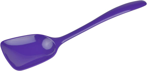 Hutzler 11 Inch Melamine Flat-Front Spoon, Violet