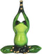 George S. Chen Imports Green Frog Yoga Figurines, Set of 2, 5"