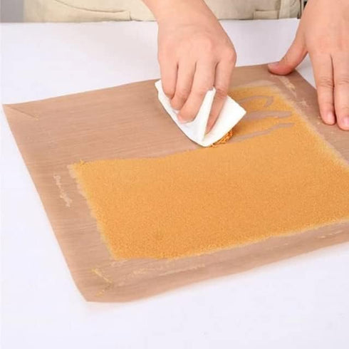 5 Pack Teflon Sheets for Baking, 12 16 Inch Reusable Non-stick Baking Sheet Liners for Heat Press