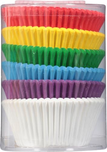 Wilton Baking Cups, Rainbow Assorted, 150 Count