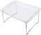 Teensery Clear Acrylic Cabinet Shelf, Foldable Kitchen Counter Shelf Rack, Stackable Storage Organizer for Bathroom
