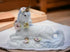 CG 737-33 White Unicorn with Flowers Sitting Figurine, 4" H