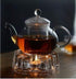 Sun's Tea Universal Solid Crystal Glass Teapot Warmer, Tealight Warmer, Candle Never Flames Out