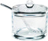 J&M DESIGN Clear Acrylic Sugar Bowl with Lid and Spoon, 8 oz Container Jar for Coffee Bar Accessories and Baking