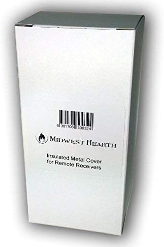 Midwest Hearth Remote Receiver Cover Heat Shield for Gas Logs and Fireplaces