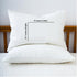 Signatives I Like Her Butt I Like His Beard Pillow Cases, Set of 2 White Pillow Covers for Couples Gifts