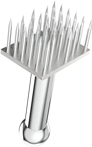 Professional Meat Tenderizer Tool with 28 Stainless Steel Blades for Beef, Pork, Chicken