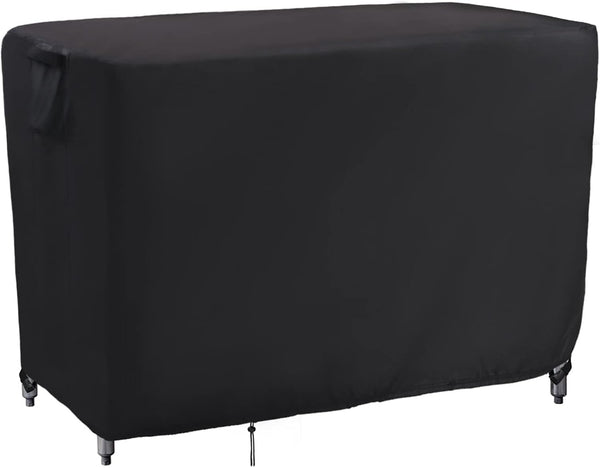 Kingling Outdoor Table Cover for Wicker Bar Cart, 48 Inch Waterproof Patio