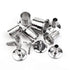 Beduan 1.5" Tri Clamp to 1/4" Barb Fitting - Stainless Sanitary Home Brew Adapter (Ferrule OD 50.5mm)