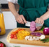 12x8 Bamboo Cutting Board Eco-Friendly Wooden Cutting Board for Kitchen, Durable Knife-Friendly Chopping Board