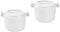 Microwave Rice Cooker Rice Steamer: 2pcs Round Microwave Food Container for Cooking Rice, Chicken, and Pasta