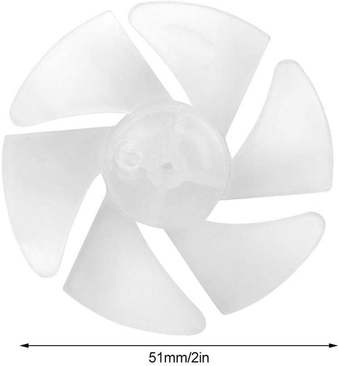 10Pcs Mini Plastic Fan Blades Small Power Hair Dryer Fan Leaves Motor Accessories Replacement by Yosoo