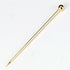 Cocktail Picks Stainless Steel Martini Skewer Reusable Ball Top, Gold (Set of 12)