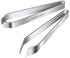 2 Pieces Fish Bone Tweezers, Stainless Steel Flat and Slant Tweezers, Pliers Remover Tool (4.6")