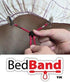 White Bed Sheet Holder, Gripper, Suspender and Strap - 100% USA Worker Assembled, Smooth Sheets, Sleep Better