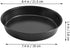 Homoyoyo 8 Inch Non-Stick Round Cake Pan Carbon Steel Pizza Pan Black Nonstick Baking Pan Layer Cake Pan for Home Kitchen Bakeware Bread Handmade by Homoyoyo