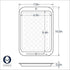 Nordic Ware Naturals Compact Crisping Tray - Natural Uncoated Aluminum, Safe for Toaster Oven and Broiler