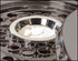 Communion Tray Center Bread Plate (Silver Finish, Stainless Steel, 4 3/4" Diameter)