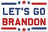 Funny Tool Box Magnet Sign - 4x6 in. FJB Let's Go Brandon Red White and Blue Stars