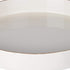 Benjara Sturdy Wooden Round Tray, White