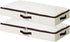 AMJ 2-Pack 4 Height Under-Bed Storage Baskets | Foldable Fabric Drawers for