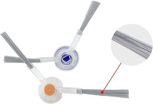 Replacement Parts - Replenishment Kit Compatible with Narwal Freo Robtic Vacuum Cleaner Robot, 2 Hepa Filters, 2 Side Brushes, 2 Microfiber Mop Pads, 60 Detergent Sheets