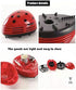 Mini Portable Handheld Cordless Tabletop Crumb Sweeper, Desktop Dust Vacuum Cleaner (Red)