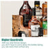3 Countertop KLM Liquor Bottle Display Shelf, Coffee Syrup Rack Organizer, Step Liquor Wine Rack, mini bar,liquor