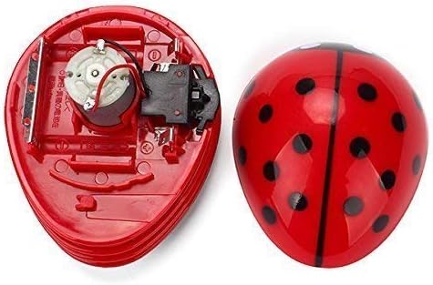 Aimeio Cute Portable Beetle Ladybug Mini Handheld Cordless Tabletop Crumb Sweeper Desktop Keyboard Dust Vacuum Cleaner,Battery Operated by Barbato