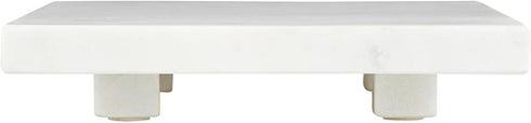 Santa Barbara Design Studio Marble Charcuterie Boards Cheese Board Cutting Board, 6" Square, White