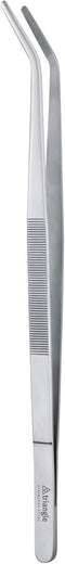 triangle Chef’s and Barbecue Tweezers, 13.8 in. (35 cm), Stainless Steel Culinary Tweezers for Grilling, Dishwasher Safe