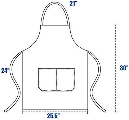 DUSKCOVE 8 Pack Commercial 2 Bib Aprons Bulk - Unisex Yellow Apron with Pockets for Kitchen Crafting BBQ Drawing