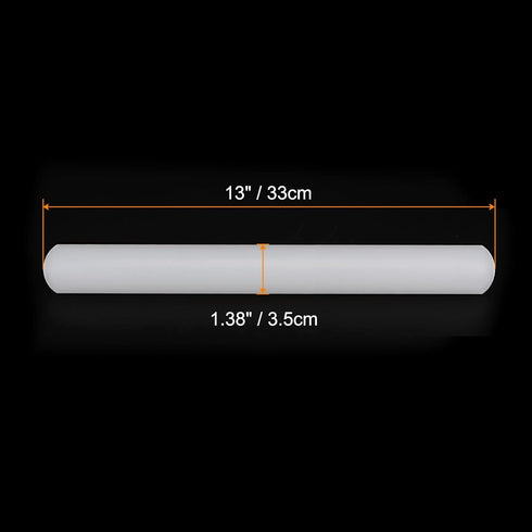 13 Inch 1.38 Inch HARFINGTON Fondant Rolling Pin x PP Plastic Non-Stick Fondant Roller Dough Roller Kitchen Decorating
