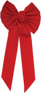 Rocky Mountain Goods 20-Inch Red Bow - Christmas Wreath Bow, Waterproof Velvet, Indoor/Outdoor Use, 3 Pack